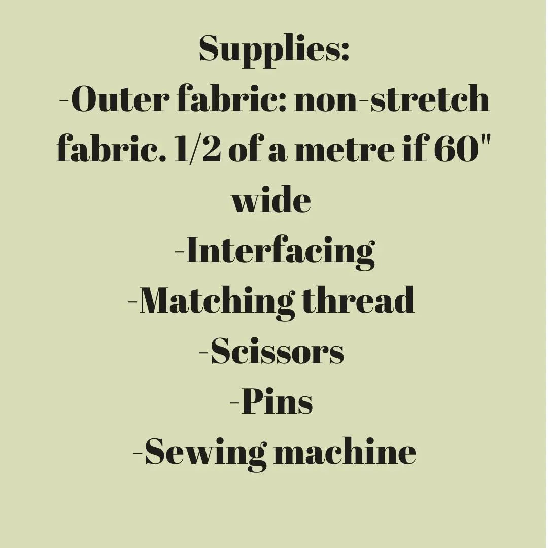 Beginner Friendly Shoulder Bag Sewing Pattern - PDF Download