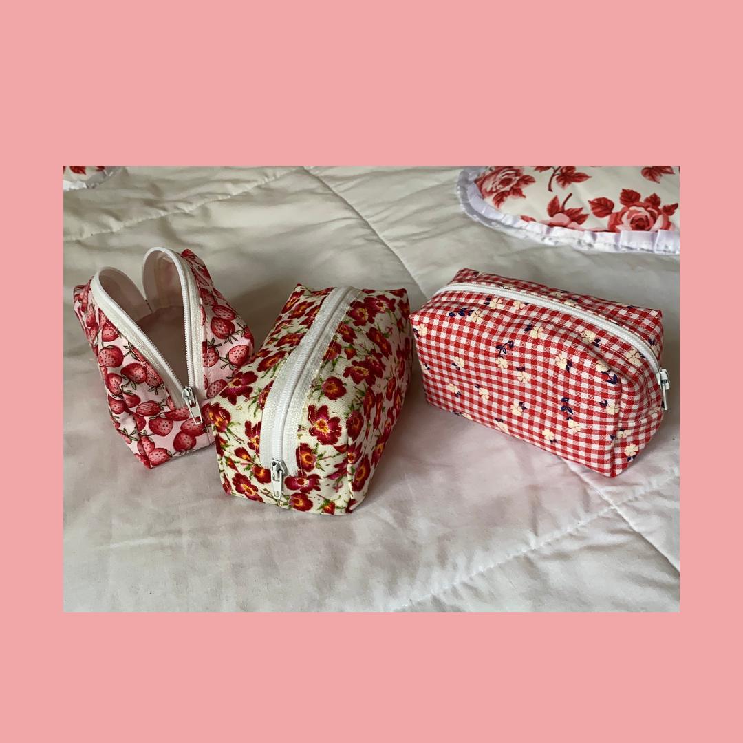 Makeup Box Pouch in 2 Sizes Sewing Pattern - A4