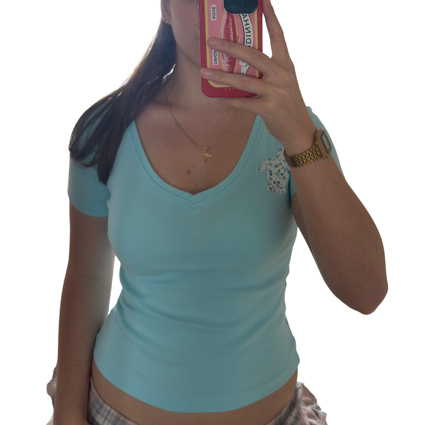 Teal Turtle Tee
