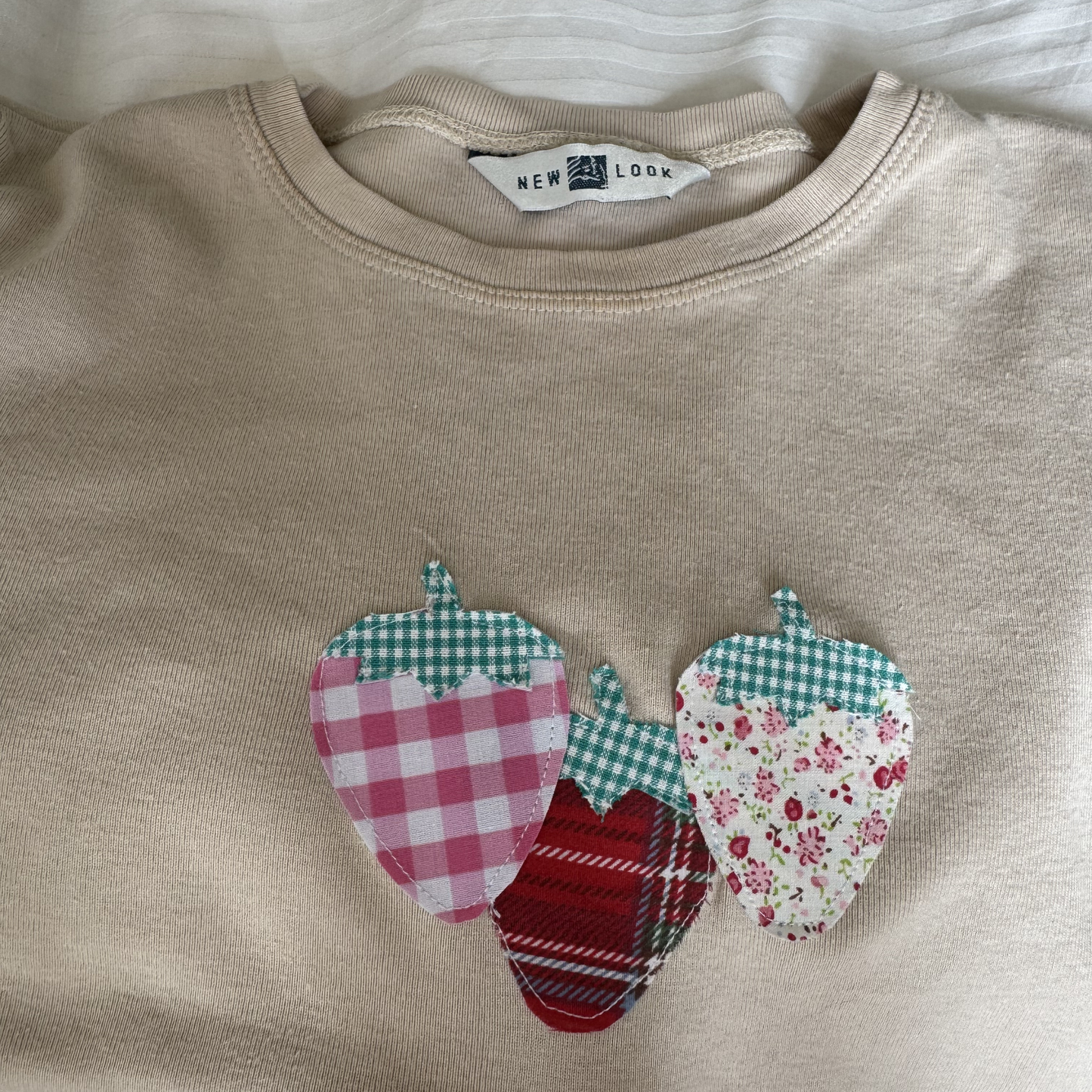 Strawberry Patchwork Tee