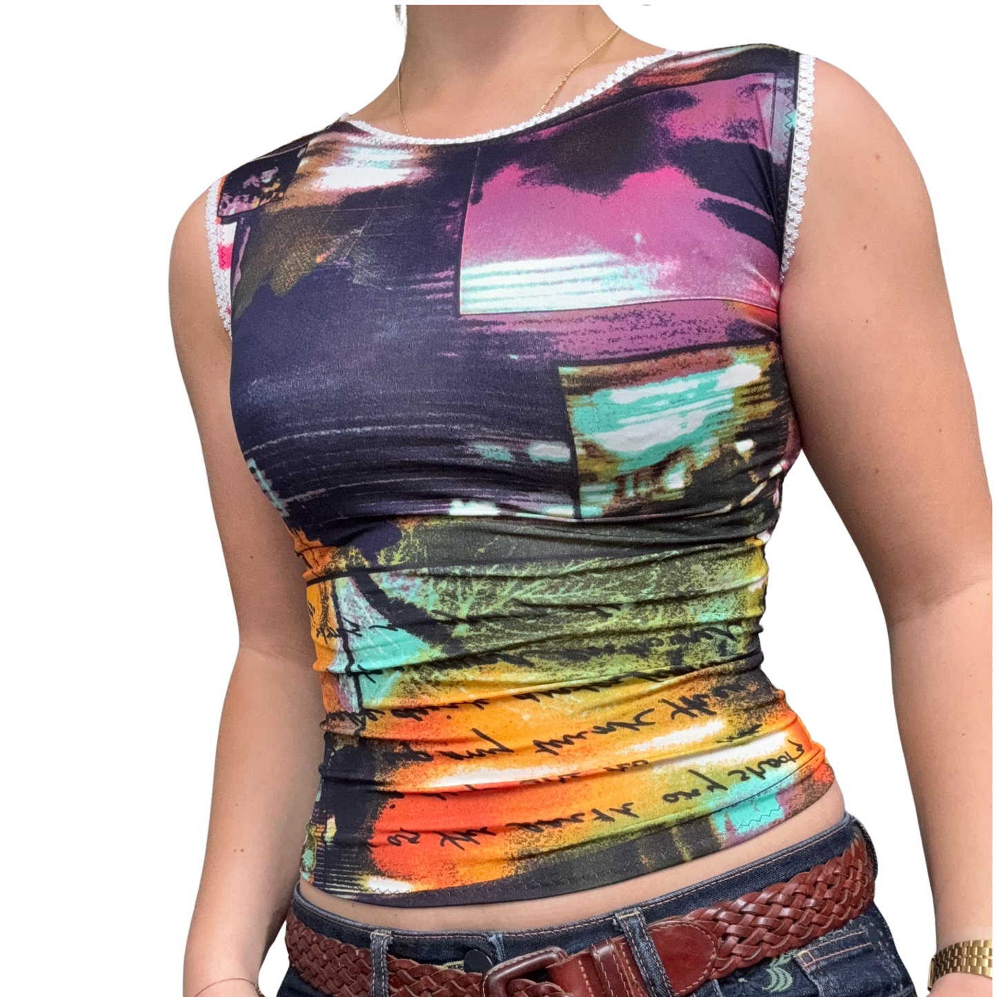 Lace Juno Top in City Life