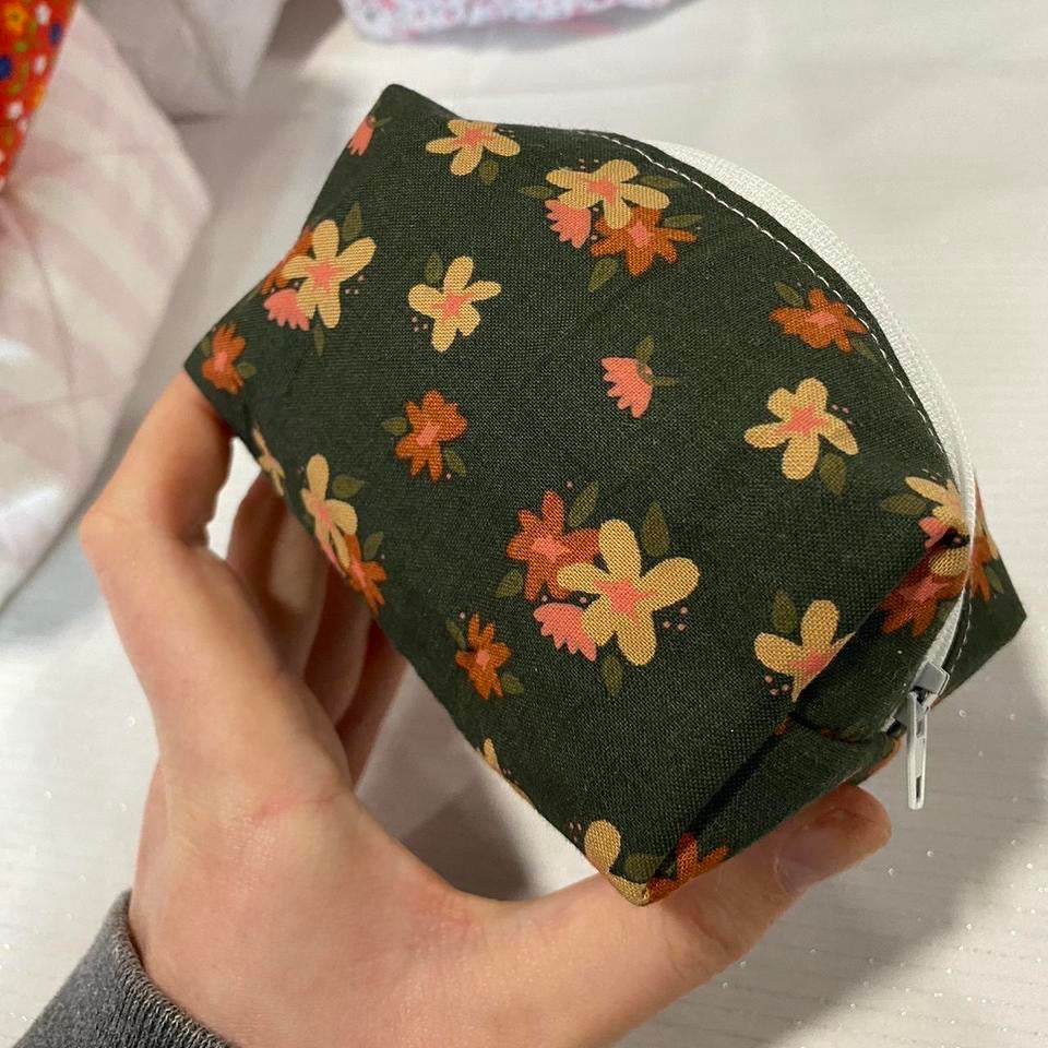 Mini Box Pouch- Ivy floral