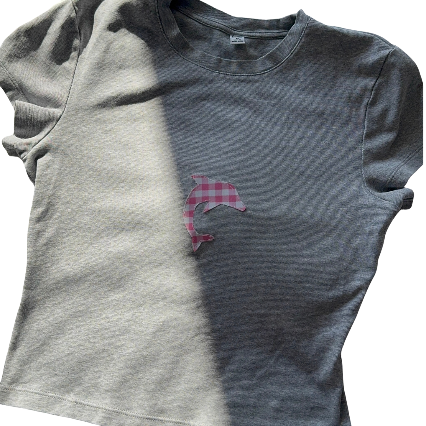 Grey Dolphin Baby Tee