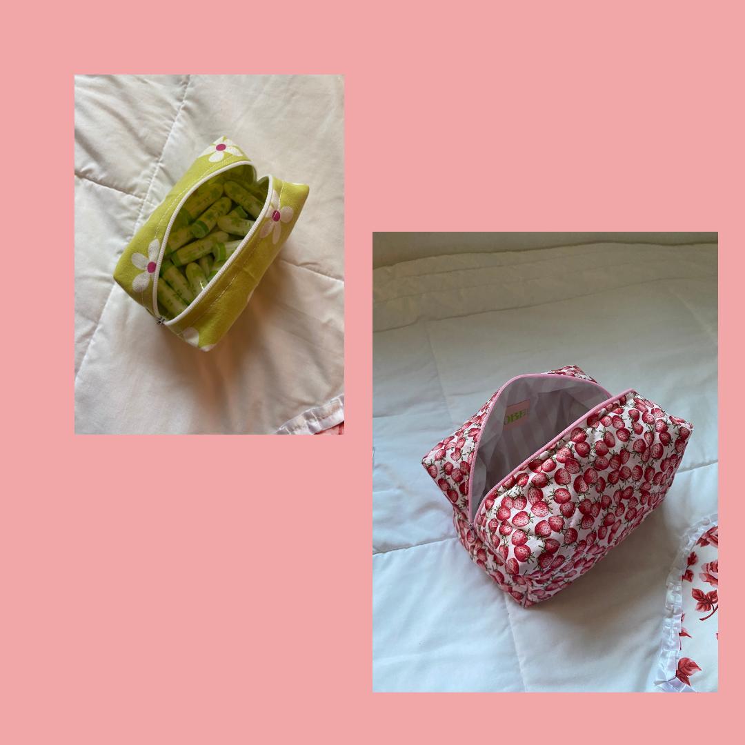 Makeup Box Pouch in 2 Sizes Sewing Pattern - A4